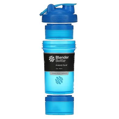 BlenderBottle, Шейкер ProStak з кулькою, блакитний, 650 мл (108096), фото