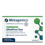 Двоштамові пробіотики Metagenics UltraFlora Duo | Bactiol Duo | кишківник та вагінальна флора - 30 капсул, фото