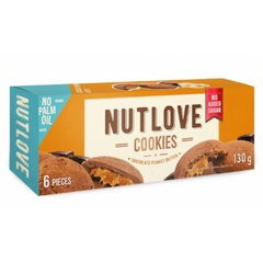 Allnutrition, Nutlove Cookies, шоколадне арахісове масло, 130 г (ALL-74233), фото