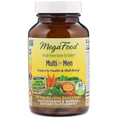 MegaFood, Мультівітаміни для чоловіків, 60 таблеток (MGF-10319), фото