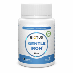 Железо, Gentle Iron, Biotus, 25 мг, 60 капсул (BIO-531149), фото