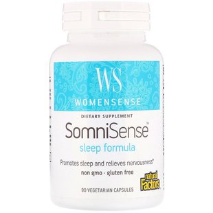 Формула для сну, SomniSense Sleep Formula, Natural Factors, 90 капсул (NFS-04986), фото