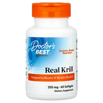 Doctor's Best, Real Krill, 350 мг, 60 капсул (DRB-00224), фото