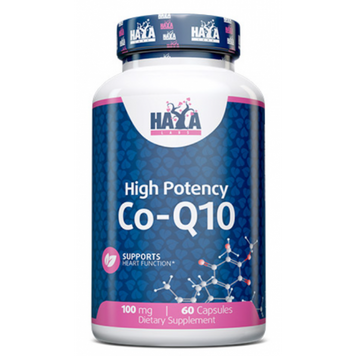 Haya Labs, Высокоэффективный Co-Q10, 100 мг, 60 капсул (HAL-00726), фото
