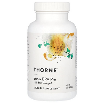 Омега-3 (высокая концентрация) Thorne Super EPA Pro - 120 капсул, фото