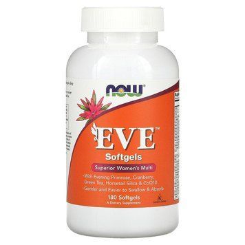 EVE Мультивітаміни для жінок NOW Foods Eve Women&rsquo;s Multivitamin - 180 капсул, фото