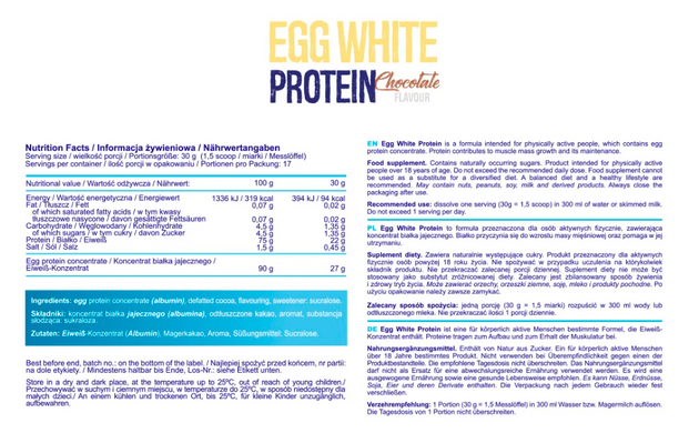 Allnutrition, Яичный белок, со вкусом шоколада, 510 г (ALL-73519), фото