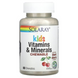 Solaray SOR-04796 Solaray, Вітаміни та мінерали для дітей, зі смаком натуральної вишні, 60 жувальних таблеток (SOR-04796) 1