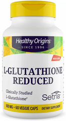 Healthy Origins, Setria, відновлений L-глутатіон, 500 мг, 60 вегетаріанських капсул (HOG-41336), фото