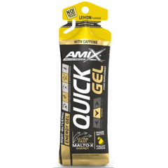 Amix, Performance Amix® QUICK Gel with caffeine, лимон, 45 г - 1/40 (820934), фото