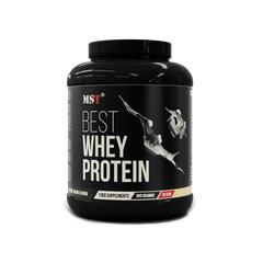 MST Nutrition, BEST Whey Protein + Enzyme, Сывороточный протеин + Энзимы, печенье-крем, 30 порций, 900 г (MST-16355), фото