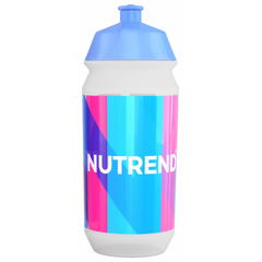 Nutrend, Sports Bottle 2019, білий з блакитно-рожевим принтом, 500 мл (821651), фото