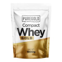 Pure Gold, Compact Whey Protein, сироватковий протеїн, малина + білий шоколад, 1000 г (PGD-90958), фото