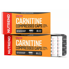 Nutrend, L-карнітин, Compressed, 1324 мг, 120 капсул (821222), фото