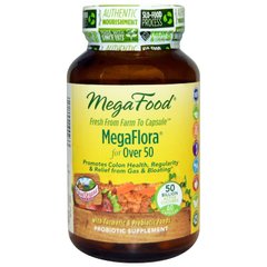 MegaFood, Пробіотики MegaFlora Probiotic with Turmeric, 60 капсул (MGF-10023), фото