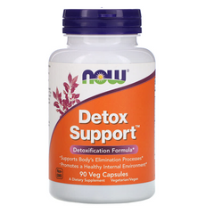 Очищение организма, Detox Support, Now Foods, 90 капсул, (NOW-03281), фото