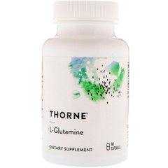 Thorne Research, L-глутамин, 500 мг, 90 капсул (THR-51802), фото
