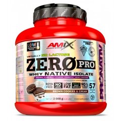 Amix, ZeroPro Protein, темное печенье со сливками, 2000 г (818069), фото