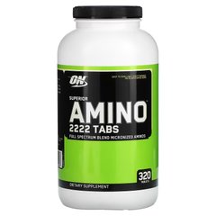 Optimum Nutrition, Superior Amino 2222 Tabs, 320 таблеток (OPN-02646), фото