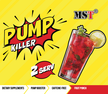 Передтренувальний комплекс MST Pump Killer | Фруктовий пунш | 2 порції - 22 г, фото