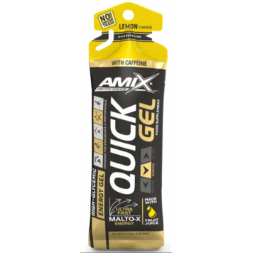 Amix, Performance Amix&reg; QUICK Gel with caffeine, лимон, 45 г - 1/40 (820934), фото
