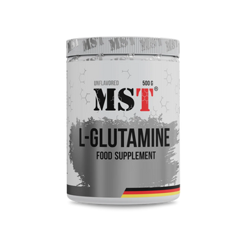 MST Nutrition, L-глютамин, Glutamine RAW, 5000 мг, без вкуса, 500 г (MST-16083), фото