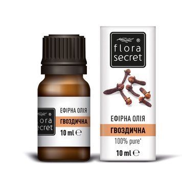 Ефірна олія гвоздики Flora Secret - 10 мл, фото