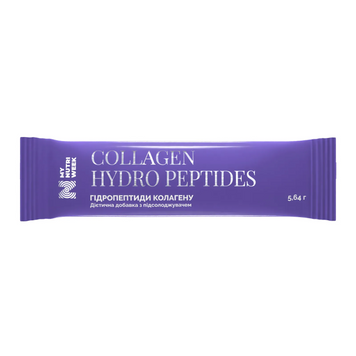 My Nutri Week, Collagen HydroPeptides, Гидропептиды коллагена, со вкусом скандинавских фруктов, 1 саше (5,64 г) (MNW-570178), фото