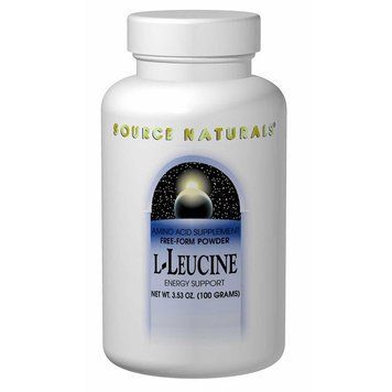 L-лейцин, Source Naturals, 100 грам, (SNS-00178), фото