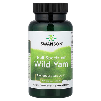Дикий ямс 400 мг Swanson Full Spectrum&reg; Wild Yam - 60 капсул, фото