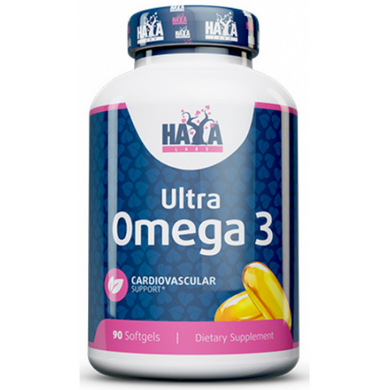 Haya Labs, Ultra Omega 3, 90 гелевих капсул (818916), фото