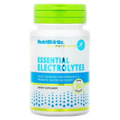 NutriBiotic, Performance, Незаменимые электролиты, 30 растительных капсул (NBC-00562), фото