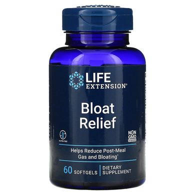 Life Extension, Bloat Relief, 60 капсул (LEX-24126), фото