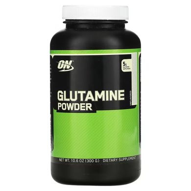 Optimum Nutrition, L-глутамин, без ароматизаторов, 5000 мг, 300 г (OPN-02281), фото
