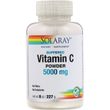 Вітамін С, Vitamin C Powder, Solaray, порошок, 5000 мг, 227 г (SOR-04497)