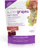HumanN, SuperGrapes&reg; Heart Chews with 100 мг CoQ10 та екстракт виноградних кісточок, зі смаком винограду, 60 жувальних цукерок (HUM-02088), фото