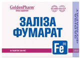 Golden Pharm GLF-47415 Golden Pharm, Заліза фумарат, 36 таблеток (GLF-47415)
