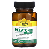 Мелатонин Country Life Melatonin - 3 мг, 90 таблеток, фото