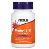 Метилкобаламін B12 1000 мкг NOW Foods Methyl B12 - 100 таблеток для розсмоктування, фото