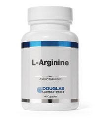 Аргінін, L-Arginine, Douglas Laboratories, 500 мг, 60 капсул (DOU-01302), фото