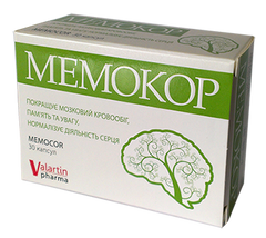 Мемокор, Valartin Pharma, 30 капсул (VLF-26042), фото