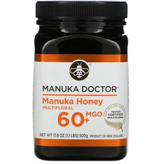 Manuka Doctor, мед манука из разнотравья, MGO 60+, 500 г (MKD-00421), фото