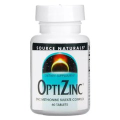 Source Naturals, ОптиЦинк, 30 мг, 60 таблеток (SNS-00847), фото