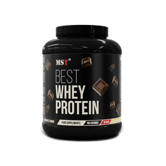 MST Nutrition, BEST Whey Protein + Enzyme, Сироватковий протеїн + Ензими, шоколад, 30 порцій, 900 г (MST-05488), фото
