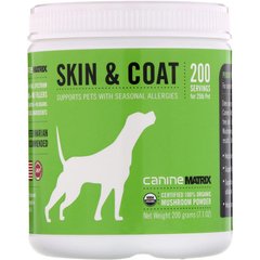 Canine Matrix, Skin & Coat, грибний порошок, 200 г (CNM-00237), фото