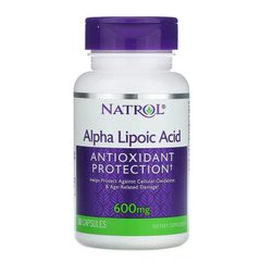 Natrol, Альфа-липоевая кислота, 600 мг, 30 капсул (NTL-04472), фото