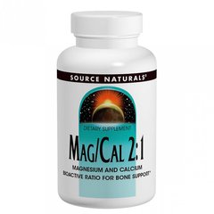 Магний Кальций 2:1, 370 мг, Source Naturals, 90 капсул (SNS-02060), фото