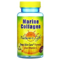 Nature's Life, морской коллаген, 550 мг, 60 капсул (NLI-90667), фото