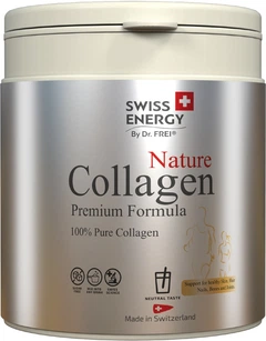 Swiss Energy, Колаген, чистий гідролізований, преміум-класу, NATURE COLLAGEN, для шкіри, волосся та нігтів, кісток та суглобів, несмачно, 240 г (SWE-96215), фото
