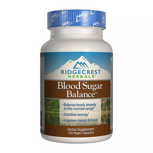 Комплекс для нормалізації цукру в крові Blood Sugar Balance, RidgeCrest Herbals, 120 гелевих капсул (RDH-00125), фото